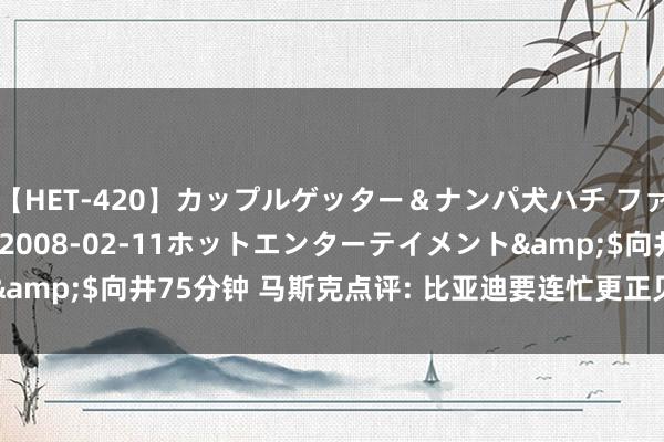 【HET-420】カップルゲッター＆ナンパ犬ハチ ファイト一発</a>2008-02-11ホットエンターテイメント&$向井75分钟 马斯克点评: 比亚迪要连忙更正见地， 不然将堕入逆境!