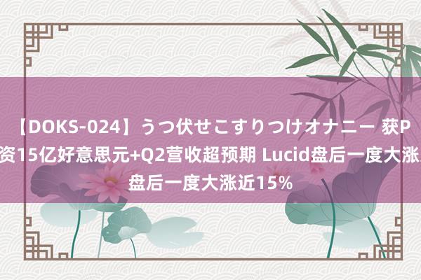 【DOKS-024】うつ伏せこすりつけオナニー 获PIF新投资15亿好意思元+Q2营收超预期 Lucid盘后一度大涨近15%