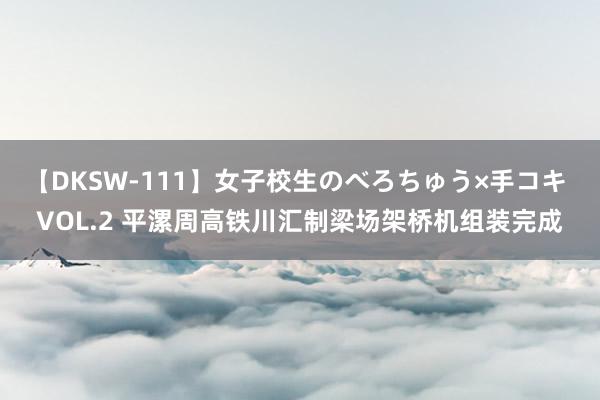 【DKSW-111】女子校生のべろちゅう×手コキ VOL.2 平漯周高铁川汇制梁场架桥机组装完成